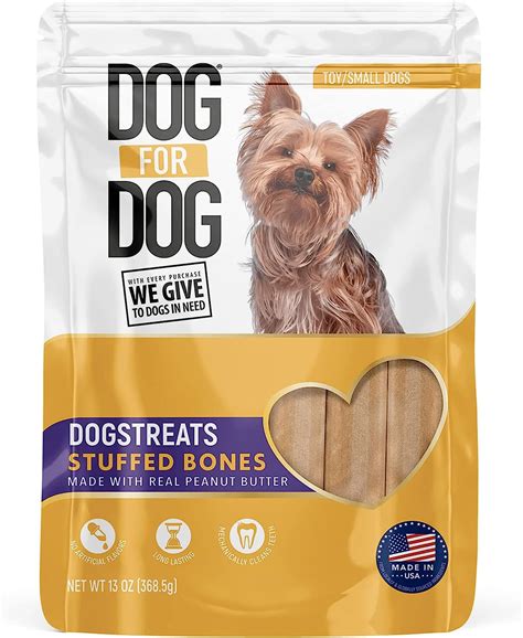 Peanut Butter Filled Dogs Bones Stuffed Dog Bones For