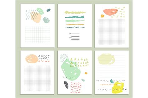 30 Templates Of Cute Cards Custom Designed Illustrations ~ Creative