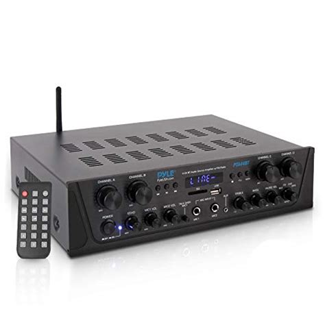 Buy Pyle W Karaoke Wireless Bluetooth Amplifier Channel Stereo Audio Home Theater Speaker