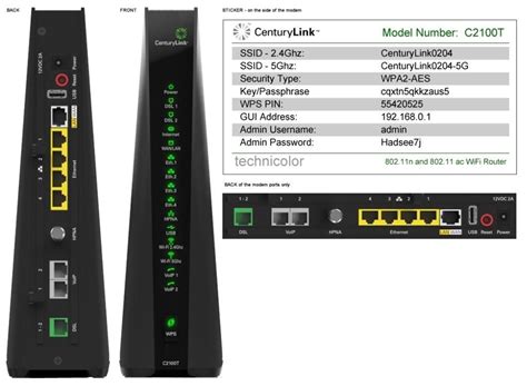 Centurylink Greenwave C4000lg Adsl2 Vdsl Wifi Modem