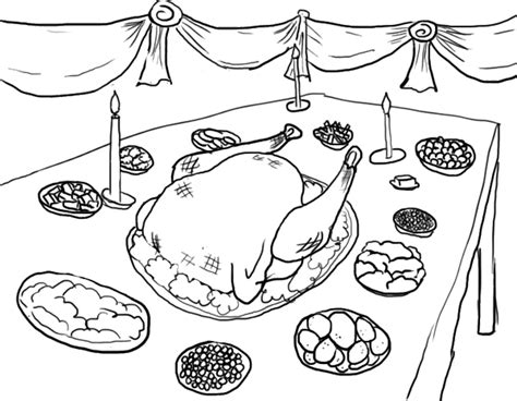 Visit our new free thanksgiving printables page for more fun holiday printables for kids. Thanksgiving Dinner Coloring Pages - GetColoringPages.com