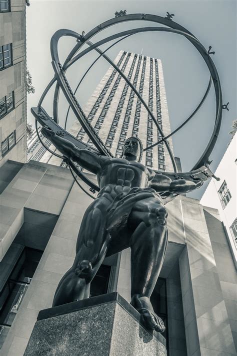 Free Stock Photo Of Statue Of Atlas At Rockefeller Center Download