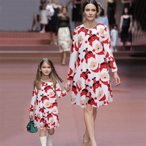 By dressing in matching details and colors, you and your little angel become a really stylish team. Mother Daughter Dresses Santa Matching Mother Daughter ...