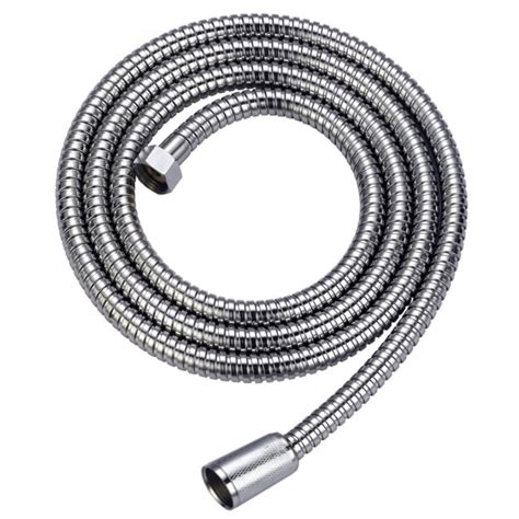 Stainless Steel Flexible Shower Hose Pvc Free Silicone Lining Ft