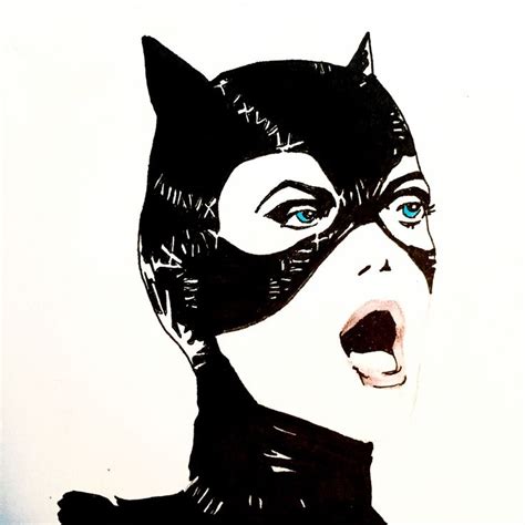 Meow Cat Woman Artwork Catwoman Art