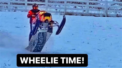 First Snowmobile Ride Youtube