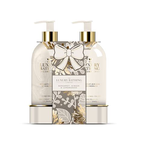 The Luxury Bathing Company Bergamot Ginger And Lemongrass Hand Care Duo Set 2 X 300 Ml 6995 Kr