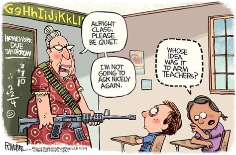 Would Trump Charge A Gunman Unarmed Remark Invites Cartoon Flak The