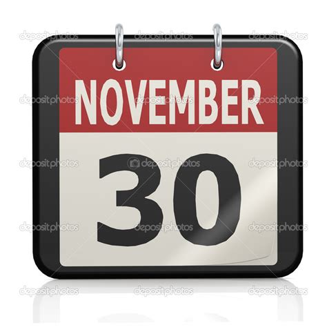 30 De Novembro O Calendário De Dia Do St Andrew S — Fotografias De Stock © Tang90246 47891417