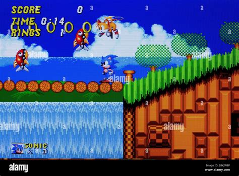 Sonic The Hedgehog 2 Sega Genesis Mega Drive Editorial Use Only