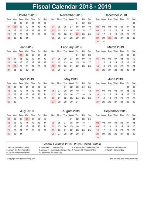 More 2020 Fiscal Portrait Calendar Templates