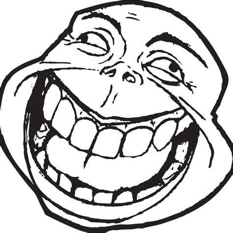 Troll Face Transparent Png Meme Images Free Download Clipart Free