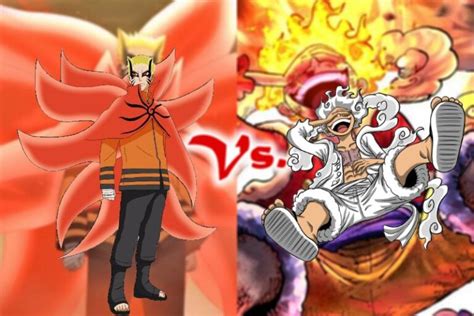 Naruto Vs Luffy Is Luffy In Gear 5 Stronger Than Naruto In Baryon Mode