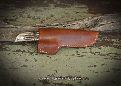 Hand Crafted Custom Leather Knife Sheaths Made To Fit Your Knife By
