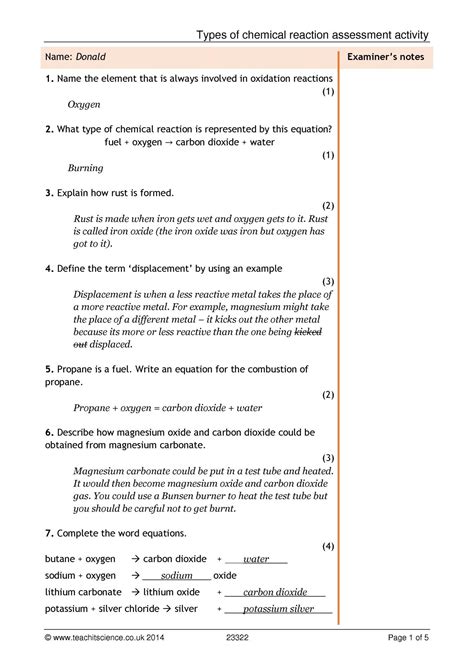 2 nh 3 + h 2 so 4 (nh 4) 2 so 4 synthesis 3. Types Of Chemical Reactions Pogil Answers : 03 Types Of ...