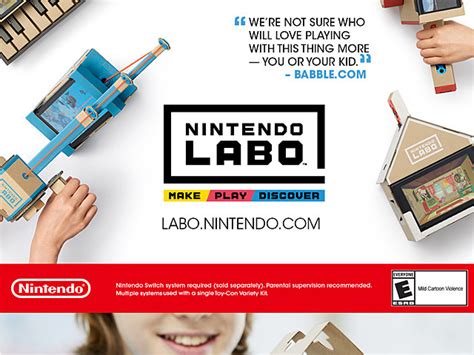 Labo Diy Cardboard Variety Kit For Nintendo Switch