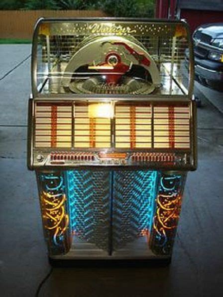 1954 Wurlitzer Model 1700 Jukebox Jukeboxes Vintage Radio Vintage