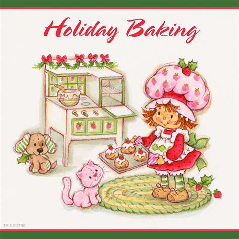 Strawberry takes in a little lost dog named pupcake, but her. Time to bake some holiday treats! | Vintage strawberry ...