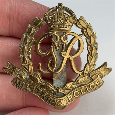 Ww2 Royal Military Police Corps Rmp Cap Badge George Vi