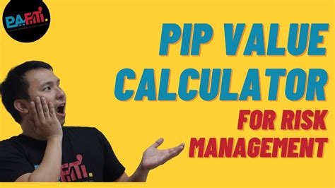 Pip Value Calculator Tutorial Youtube