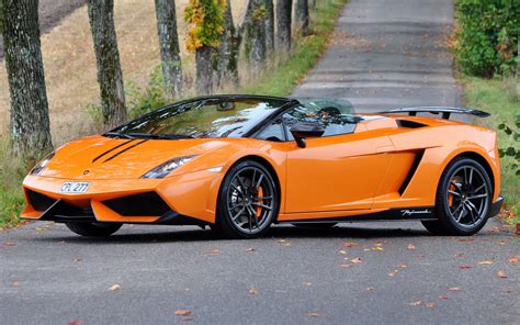 Lamborghini Gallardo Orange Wallpapers Free Supercar Picture Hd