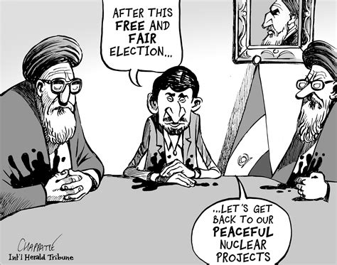 Iran Moves Forward Globecartoon Political Cartoons Patrick Chappatte