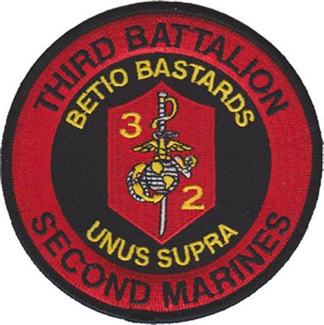 3rd Battalion 2nd Marines Usmc Patch Military Uniform Supply Inc