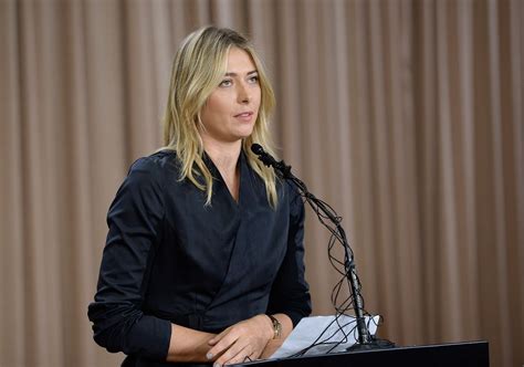 Maria Sharapova Fails Drug Test Her Statement In Full After Admitting