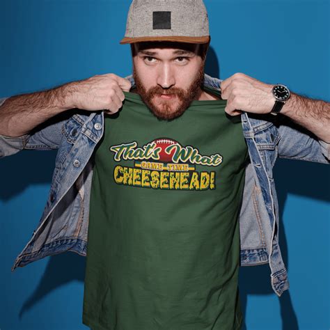Green Bay Wisconsin American Football Thats What Cheesehead Short