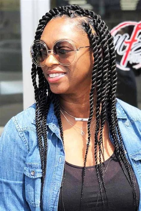 24 Senegalese Twist Ideas To Adorn And Protect Your Natural Hair Naturalhairstyles Senegalese