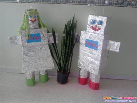 Robot proje çalışması:) - OKUL ÖNCESİ ETKİNLİKLERİ - Hayallerinizi