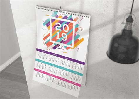 November 28, 2019 download all free mockups paper & books free mockups. Wall calendar PSD Mockup Download for Free | DeisgnHooks