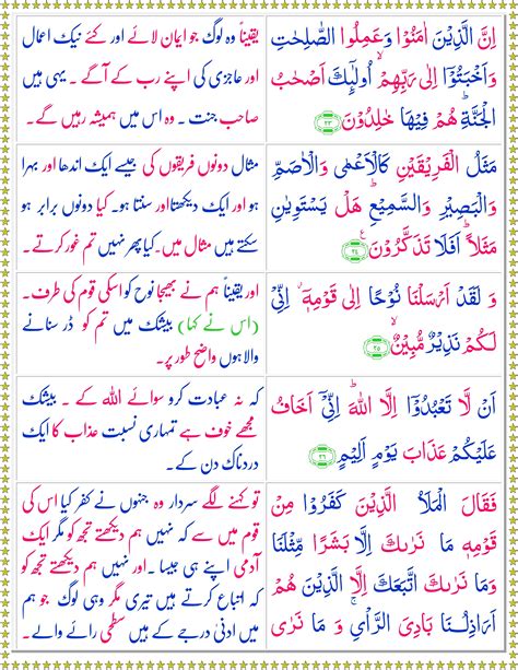 Surah Hud Urdu Quran O Sunnat