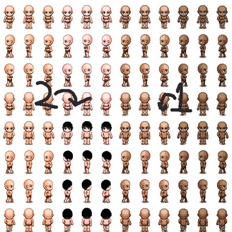 Rpg Maker Character Sprite Sheet Respect The Licenses Posed On These Open Source Submissions