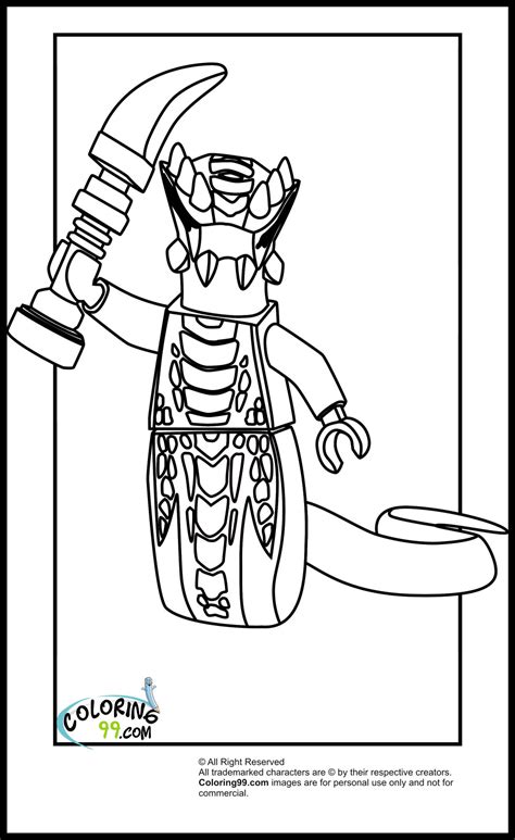Their names are linked to renaissance art : LEGO Ninjago Venomari Coloring Pages | Team colors