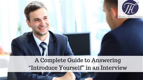 A Complete Guide To Answering “introduce Yourself” In An Interview