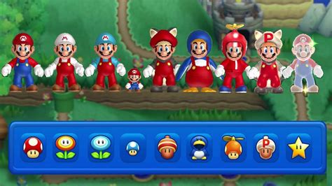New Super Mario Bros U All Power Ups ViYoutube