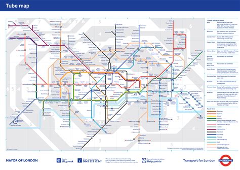 Standard London Tube Map Uk London Tube Map London Map
