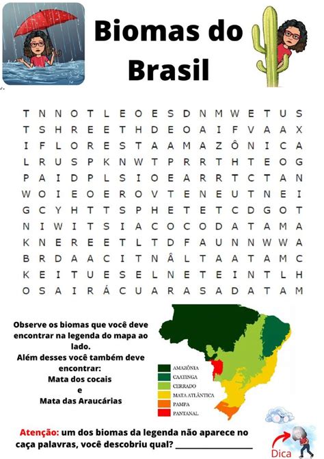 Biomas Brasileiros Bioma Brasileiro Biomas Atividades De Geografia My