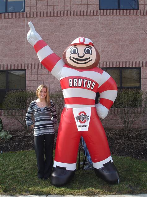 Ohio State Brutus Inflatable Image 8 Feet Tall Inflatable Images