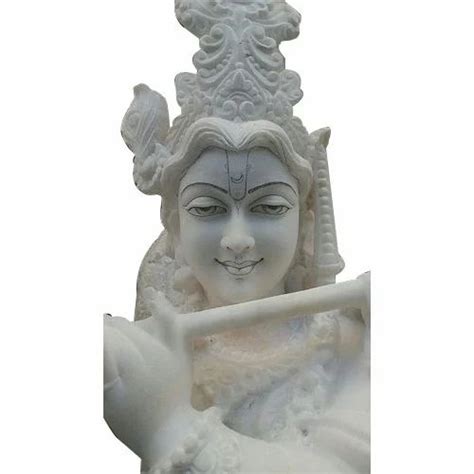 White Marble Krishna Statue At Rs 9000 In Jaipur Id 14141189088