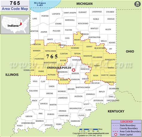 Area Code Map Of Indiana New Jersey Map