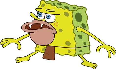Primitive Spongebob Remastered Spongegar Primitive Sponge Caveman Spongebob Know Your Meme