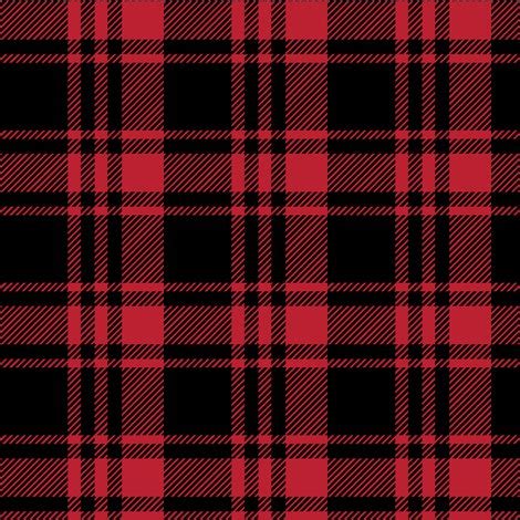 Linen plaid black grey wallpaper. Black and Red Fall Plaid || the lumberjack fabric ...