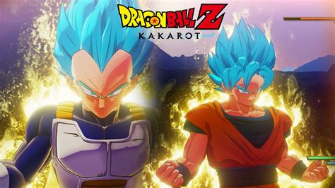 Dragon ball fan news source dragon ball hype posted a few images of the super saiyan god forms of goku and vegeta on their twitter page yesterday, which featured the heroes using their newfound power in battle against such villains as radiaz and dodoria in dragon ball z: Super Saiyan Blue Goku&Vegeta - Dragon Ball Z Kakarot [MOD ...