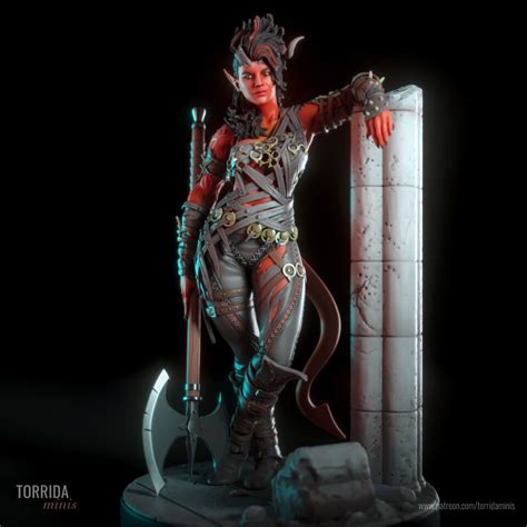 Model Kit For Zariel Tiefling Barbarian Karlach Baldurs Gate Iii