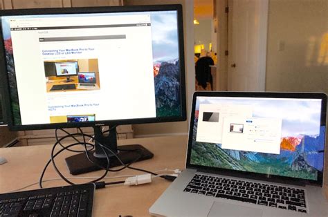 The imac's display will now show the macbook's screen instead of its own. Connect Your MacBook Pro to a Desktop Monitor With Apple's ...