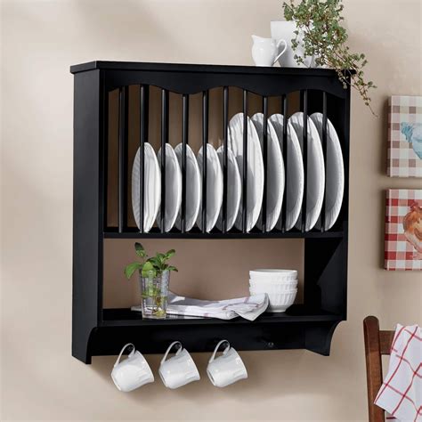 Optimizing Your Kitchen Space With Wall Mounted Plate Storage Rack