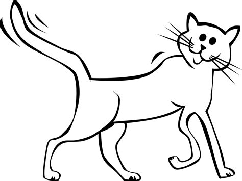Free Cartoon Black And White Cat Download Free Cartoon Black And White Cat Png Images Free