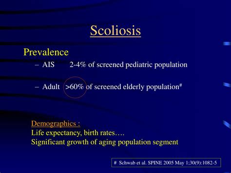 Ppt When To Operate On Adult Scoliosis Patients And When